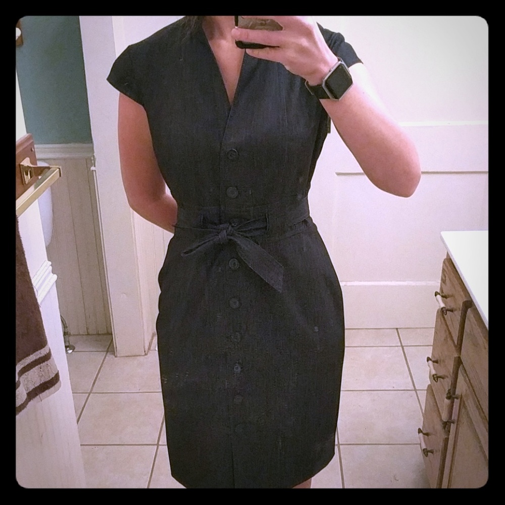 Calvin Klein button-down dress NWOT